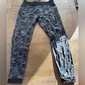 Men’s Elite + Joggers Black and Grey Camo 2XL